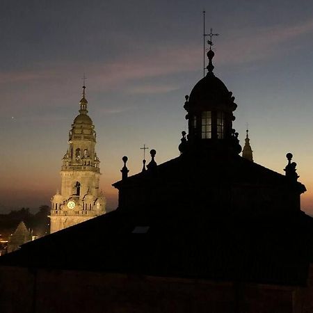 Atico Casco Antiguo En Plaza Cervantes Santiago de Compostela Bagian luar foto