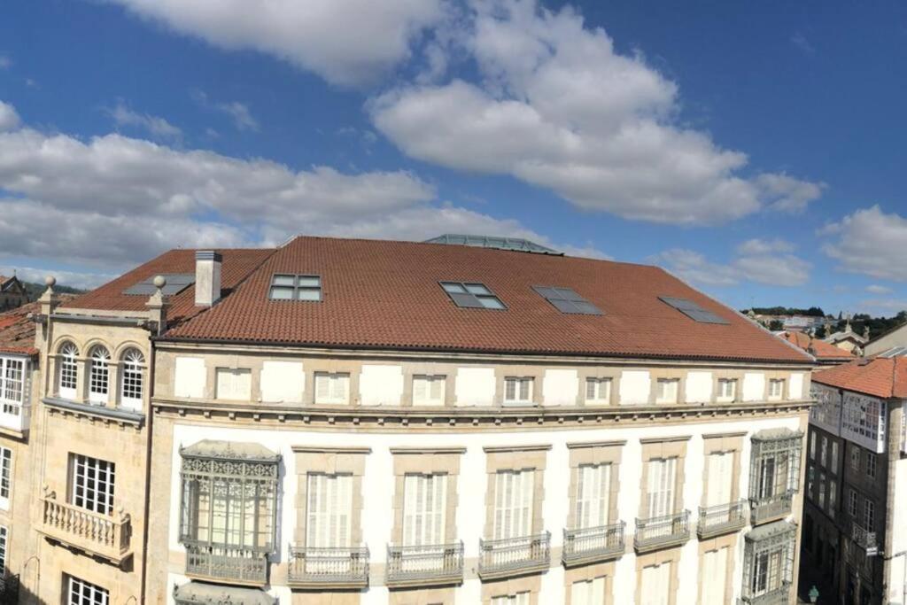 Atico Casco Antiguo En Plaza Cervantes Santiago de Compostela Bagian luar foto